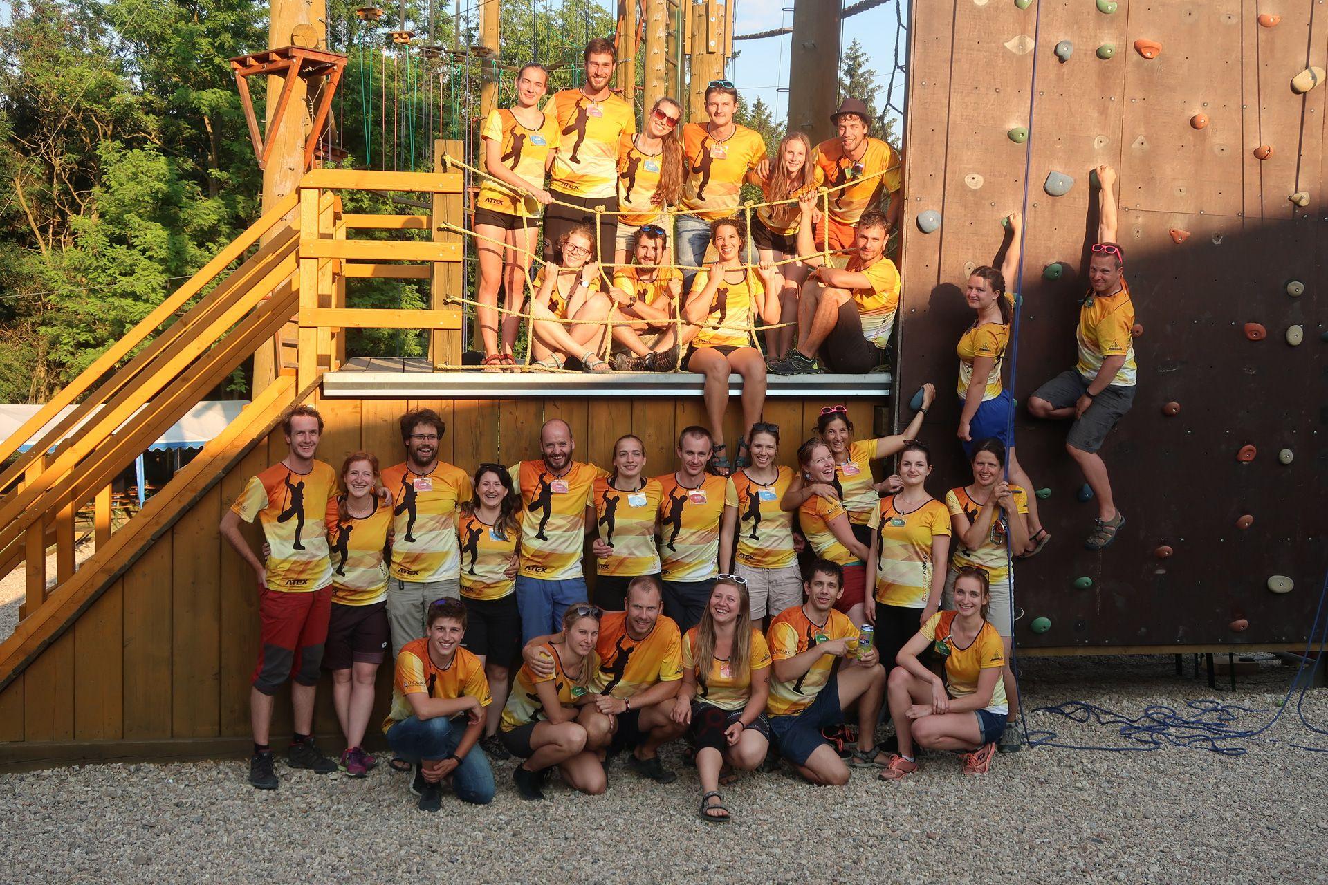 Pracovnící lanového centra.